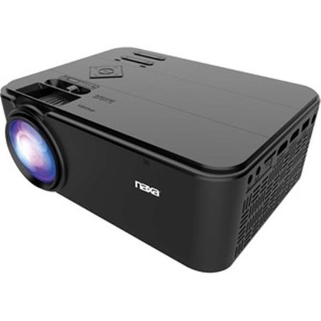 NAXA ELECTRONICS NAXA NVP-1000 LCD Projector - Black - 800 x 480 - Front - 1080p - 20000 Hour Normal ModeWVGA NVP-1000